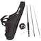 Leisure Sports Fishing Rod Combo Kit, Fishing Line and Carrying Case, Spinning Reel, Fly Fishing, for All Ages(Black) 210176PMJ - alternate 1